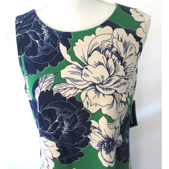 Jessica Howard Women's Multi Color Floral Sleeveless Lined Zip Back Dress NWT 10 - Picture 2 of 10